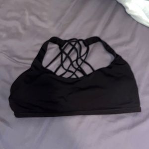 Lululemon black free to be wild bra